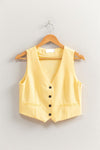 Tailored Button-down Vest