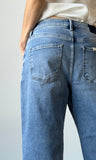High Rise Ankle Boyfriend Cuffed Jeans