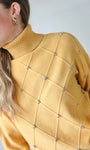 Embellished Turleneck Sweater