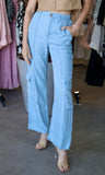 Tencel Cargo Pockets Pants
