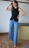 Sleeveless Round Neck Vest Top