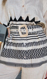 Border Printed Button Down Top