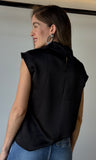 Cowl Neck Sleeveless Top