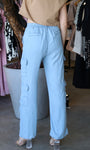 Tencel Cargo Pockets Pants