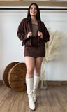 Suede Skirt