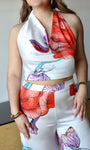 Flower Print Top