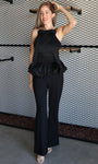 Sleeveless Front Bow Detail Top