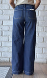 Mid Rise Wide Leg Jeans