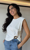 Sleeveless T-shirt