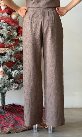 Texture Wrinkle Effect Pants