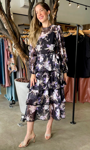 Flower Print Dress