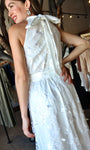 Textured Sleeveless Midi Dress