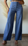 Denim Style Formal Pants