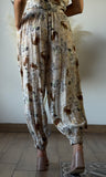 Flower Print Pants