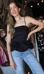 Bubble Hem Cami Top