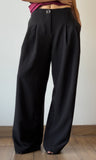 Waist Pleat Detail Pants