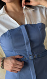 Denim and White Shirt Mix