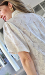 Lace Balloon Sleeve Blouse