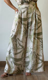 Palm Printed Pants