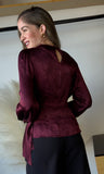 Wine Color Blouse
