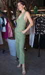 Linen Halter Neck Jumpsuit