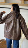 Faux Leather Jacket
