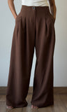 Waist Pleat Detail Pants