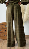 Olive Bottom Pants (Set)