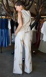 Embroidered Palm Pants