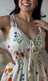 Flower Print Midi Dress