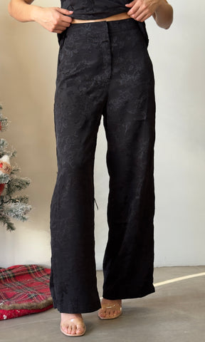 Floral Straight Leg Pants