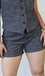 Herringbone Tweed Tailored Short