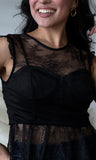 Black Lace Blouse
