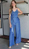 Draped Tencel Denim Pants