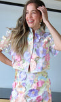 Floral Embroidered Lace Blouse