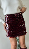 Glam Sequin Party Mini Skirt