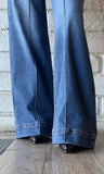 Mid Rise Wide Leg Jeans
