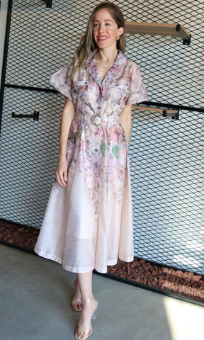 Floral Belted Dress